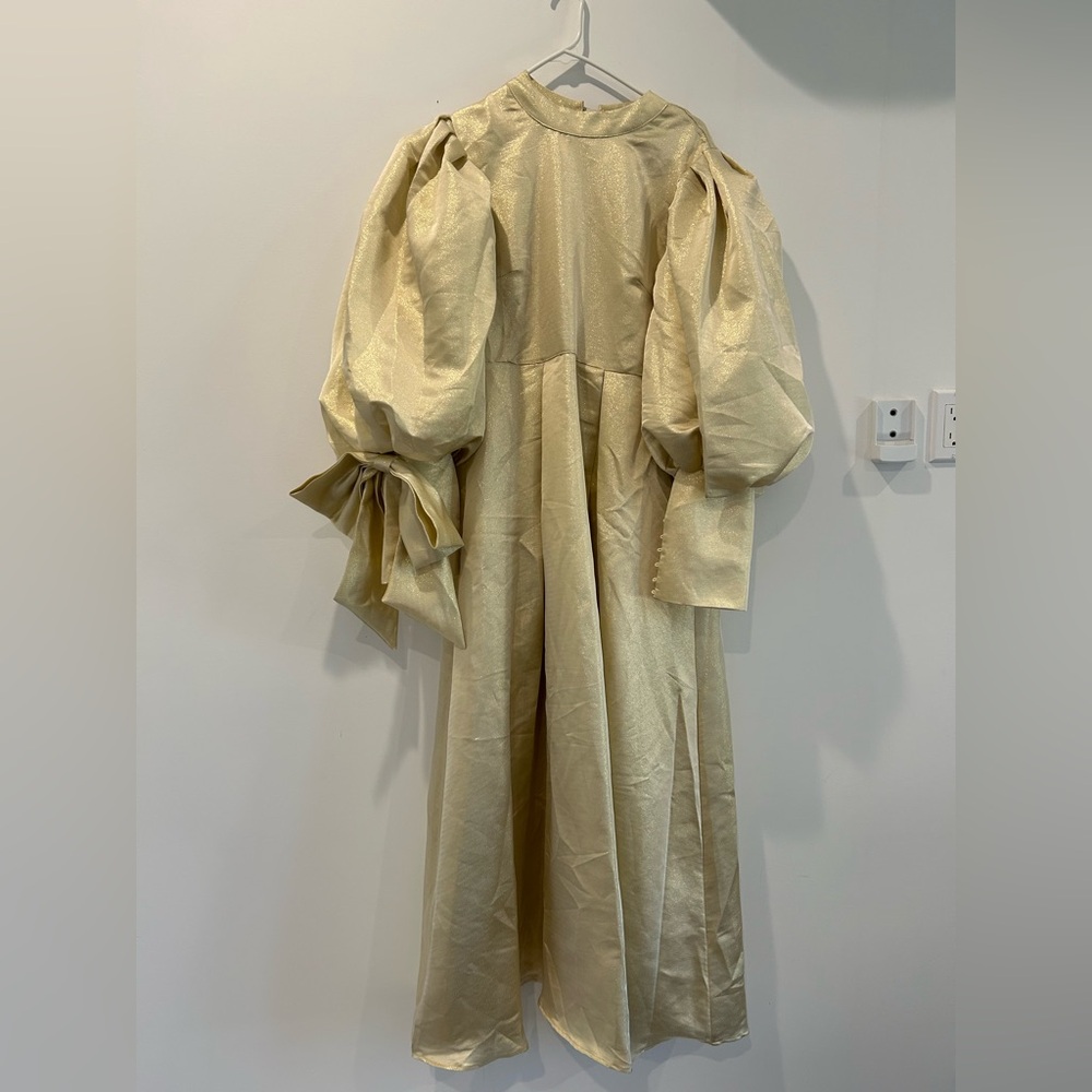 Sister Jane Cream Puff Sleeve Dress